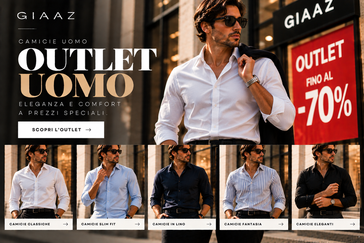 Outlet Camicie Invernali Uomo