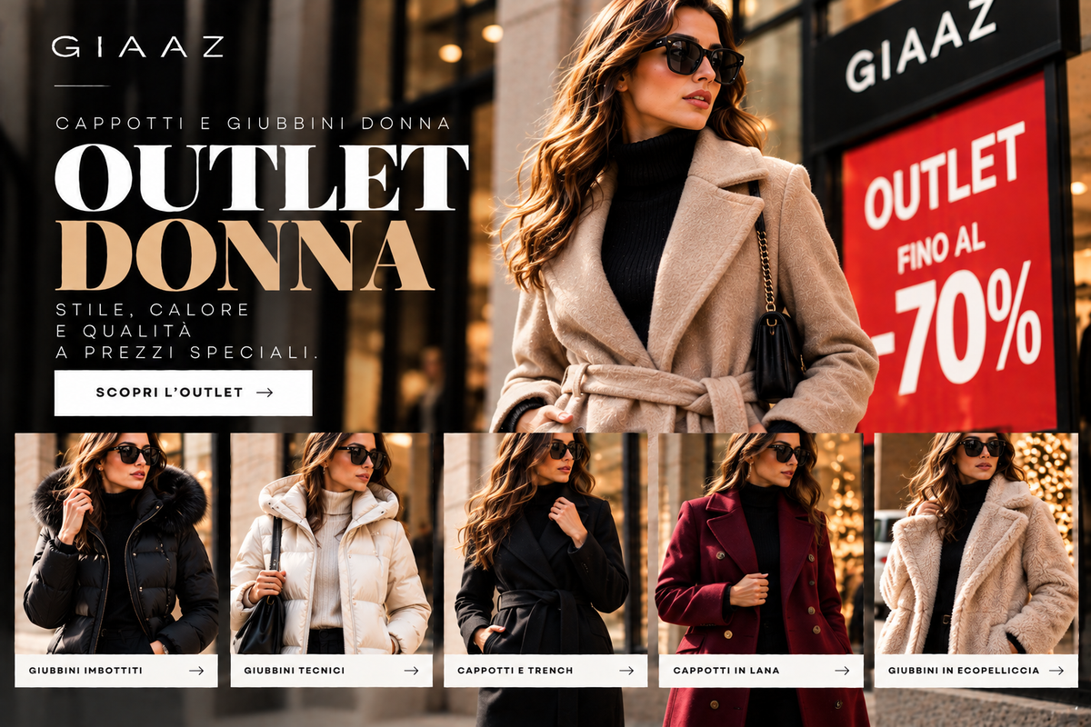 Outlet Giubbini Cappotti Donna