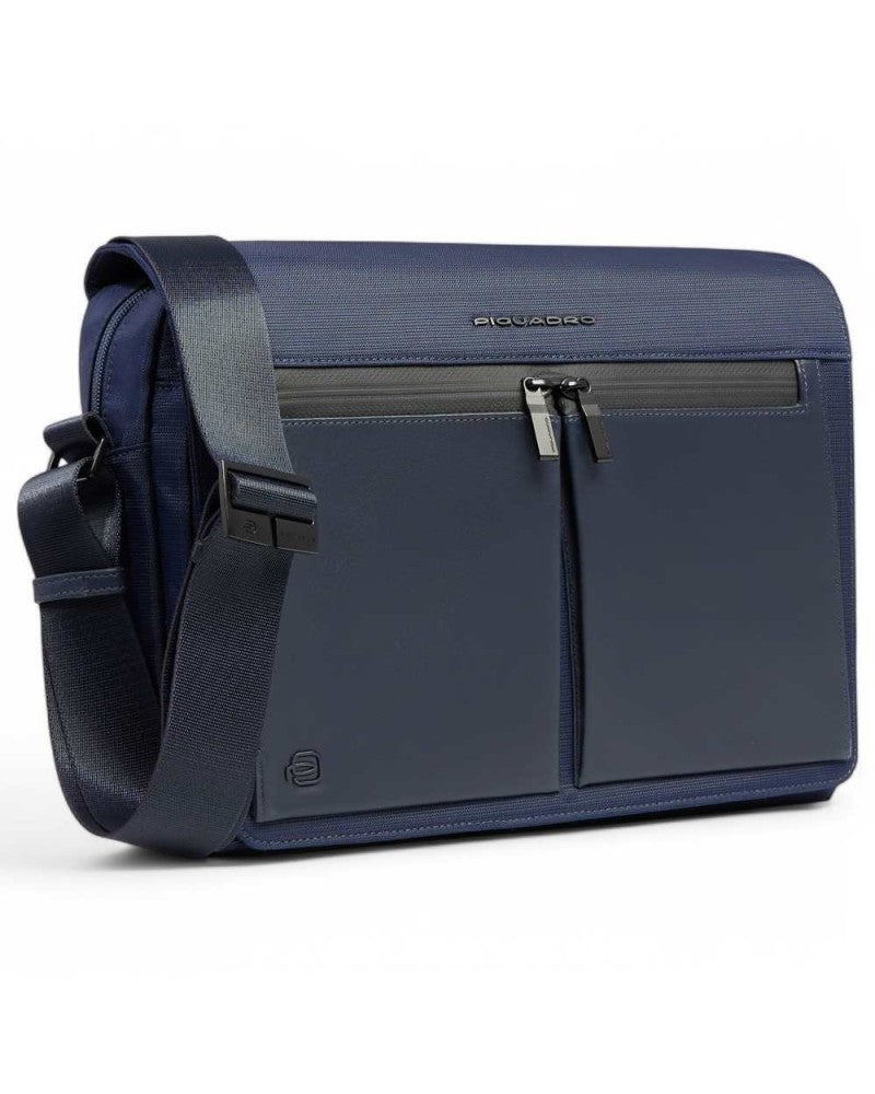 Pquadro Men's Messenger Work Laptop Briefcase