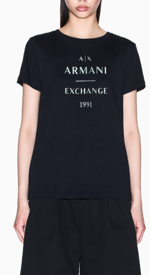 T-Shirt Donna ArmaniExchange with 1991