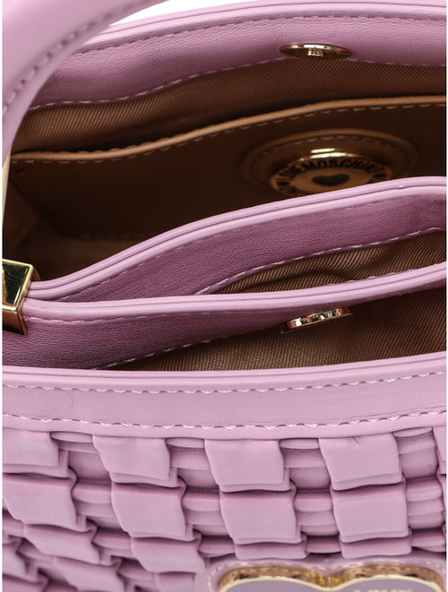 Bolso de mano y bandolera MoschinoLove rosa empolvado JC4123