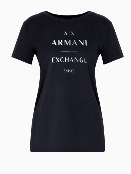 T-Shirt Donna ArmaniExchange with 1991