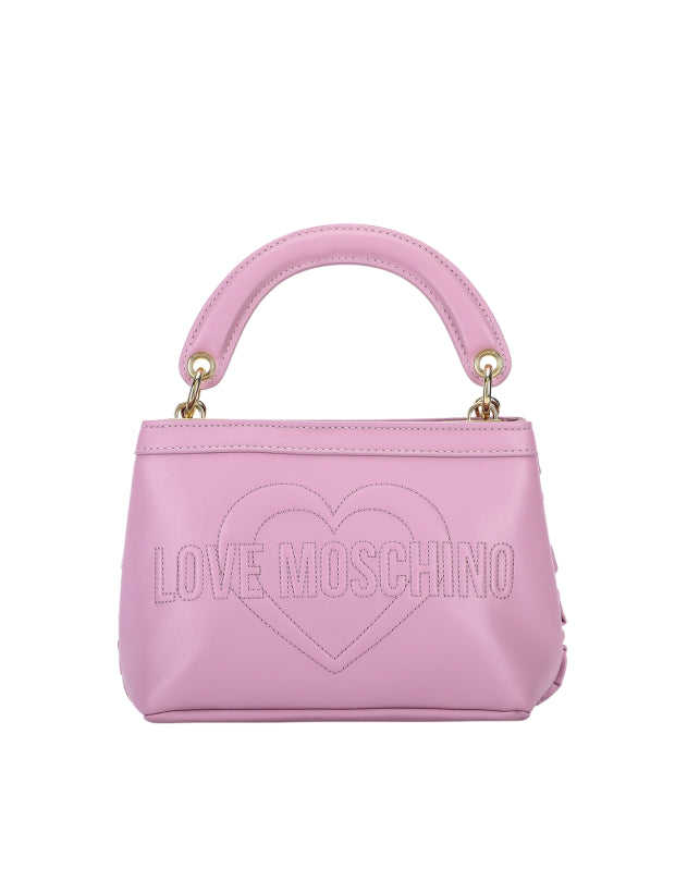 Sac à main bandoulière MoschinoLove rose poudré JC4123