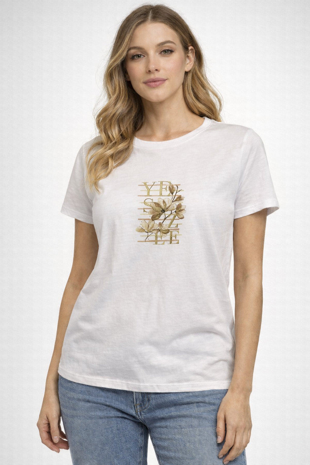 T-shirt femme YES ZEE floral