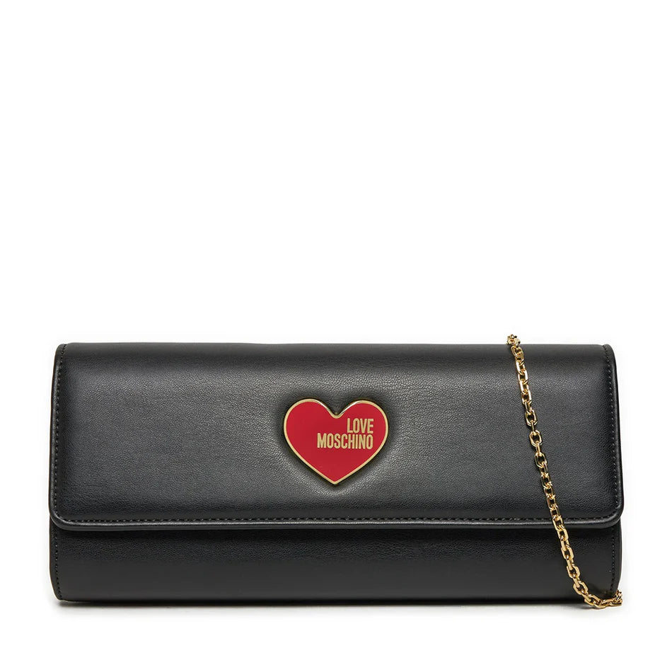 MoschinoLove Women's Handheld Shoulder Crossbody Clutch Bag JC4225PP1ILN200A