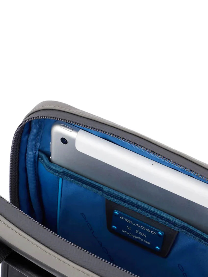 Bandolera técnica Pquadro para hombre Zip Tech