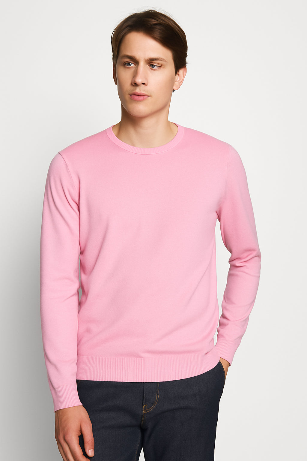 Men's Cotton Honeycomb Sweater