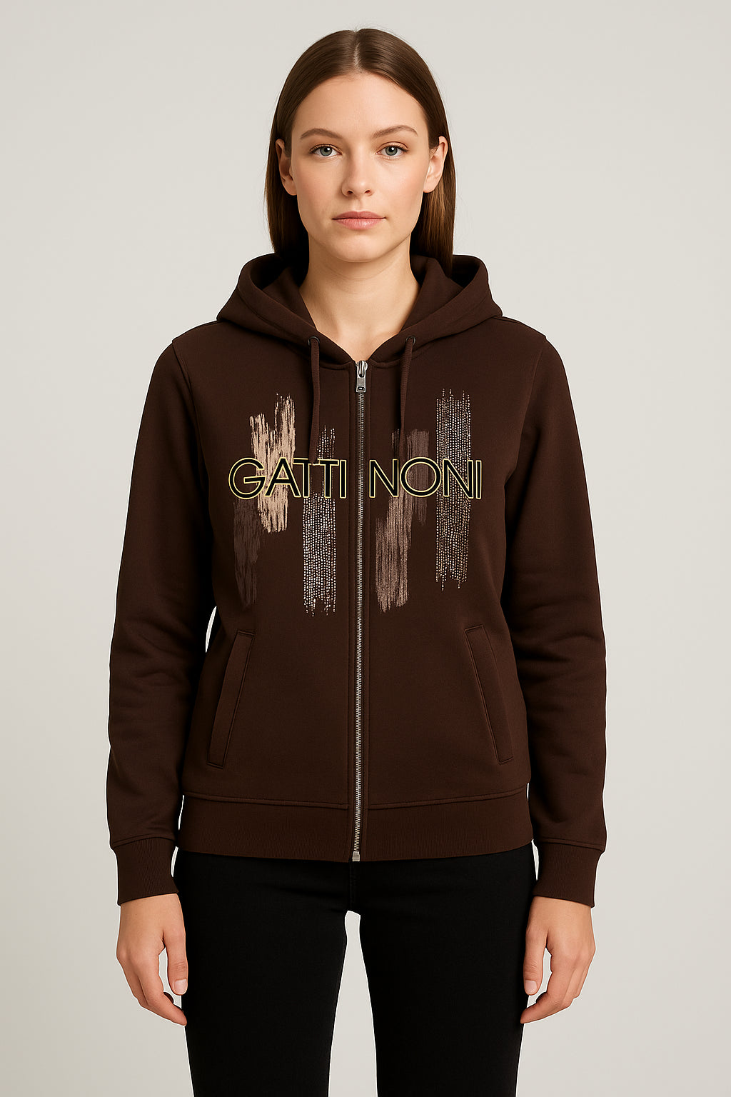 Felpa Donna Gattinoni con Zip