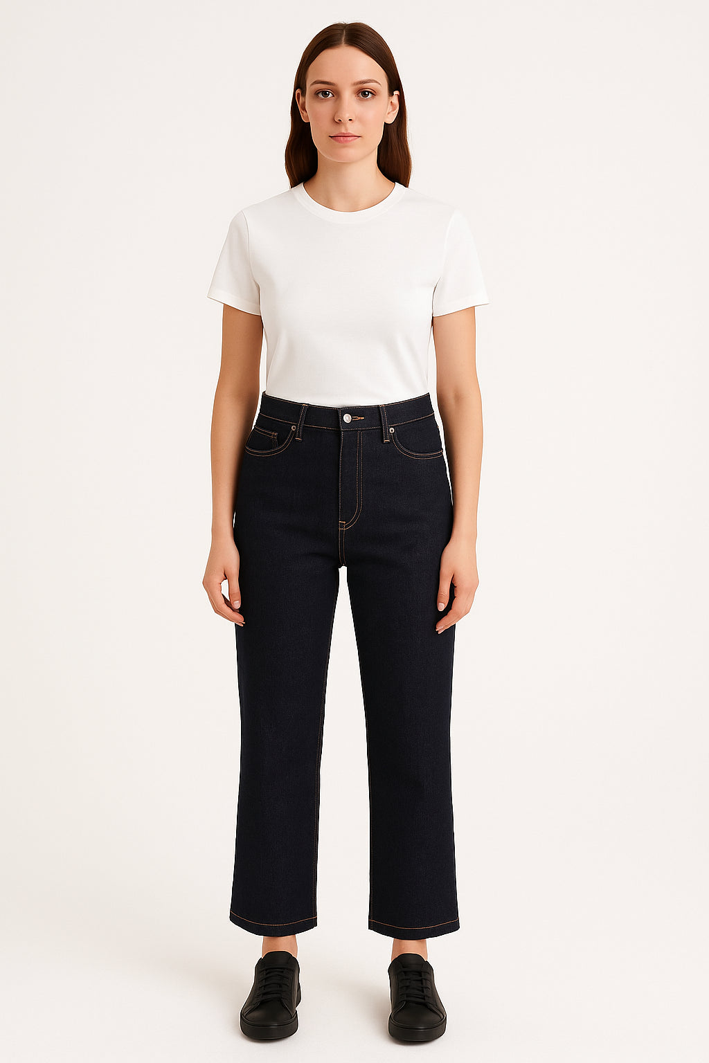 Jeans Donna Straight Fit Antracite