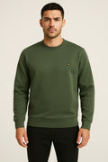 Herren-Sweatshirt Armata di Mare mit Rundhalsausschnitt und gesticktem Logo