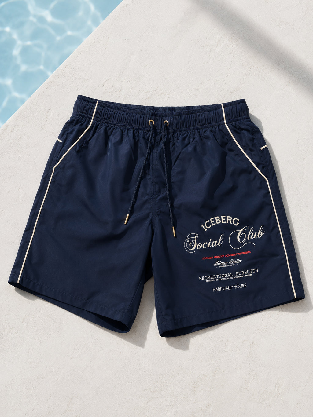 Costume Mare Uomo Iceberg Social Club Navy