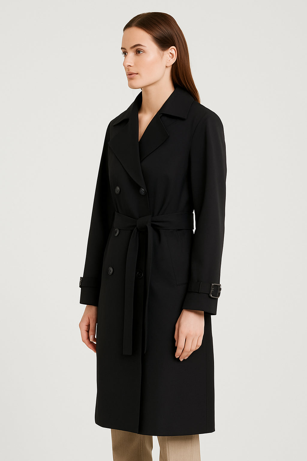 Trench Lungo Gattinoni Donna Elegante