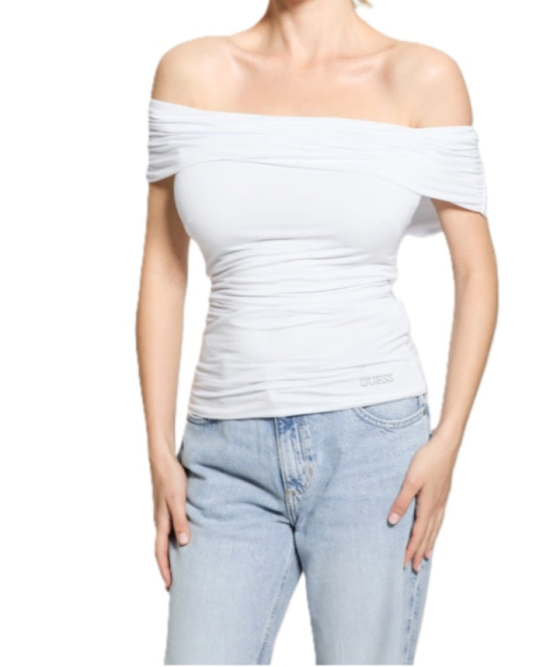 T-Shirt Donna GuessOff Shoulder