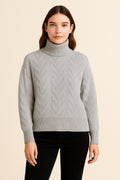 Maglione dolcevita donna con Intrecciato Gattinoni