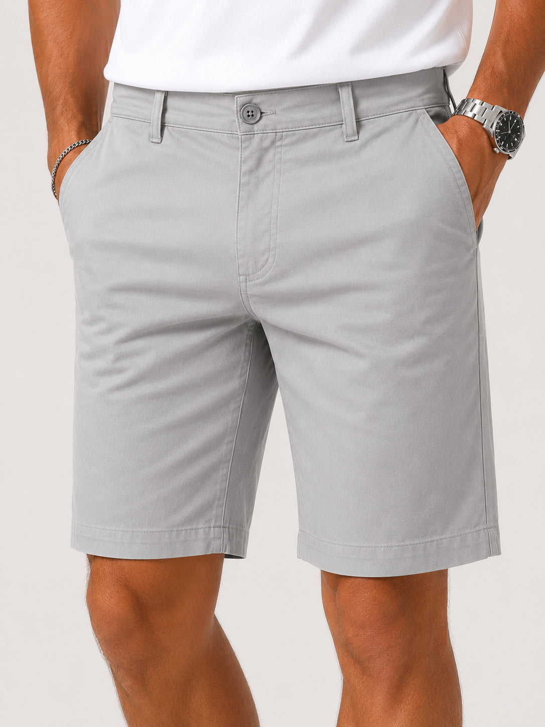 Bermuda technique stretch anti-taches en point Milano