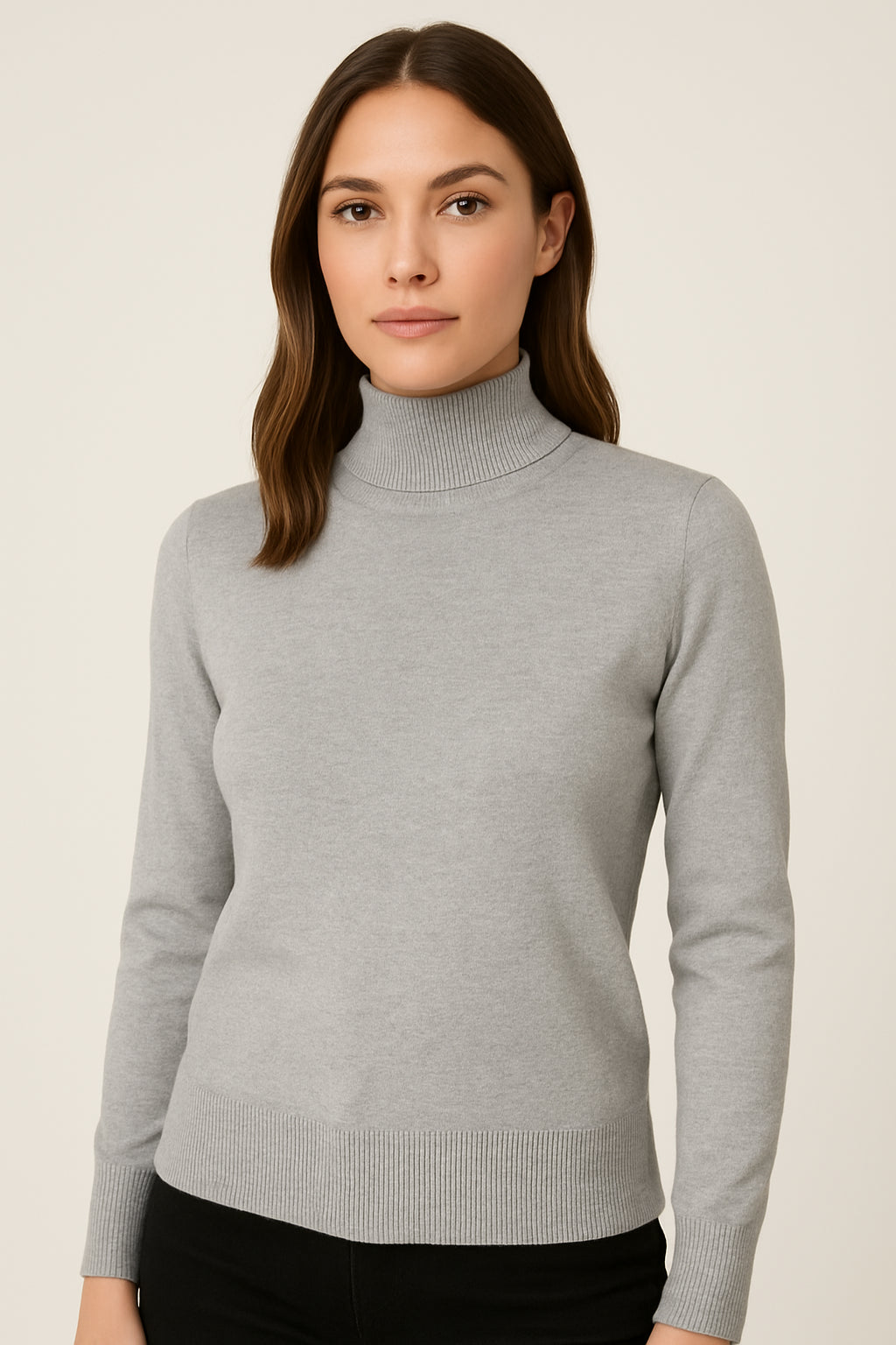 Maglia Donna Mezzo Collo in Cotone Gattinoni