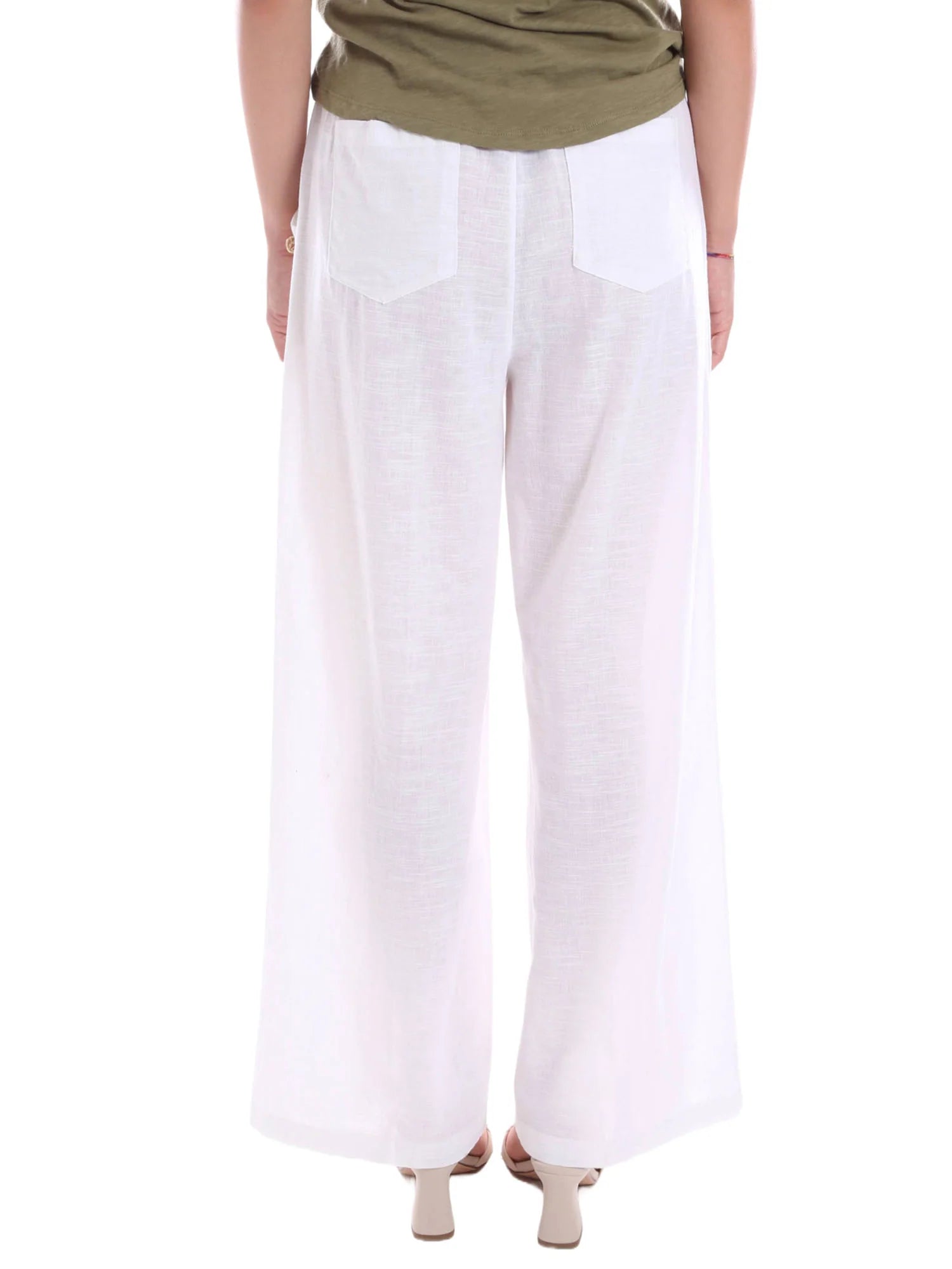 Pantalone Lino Palazzo Casual e Fresco