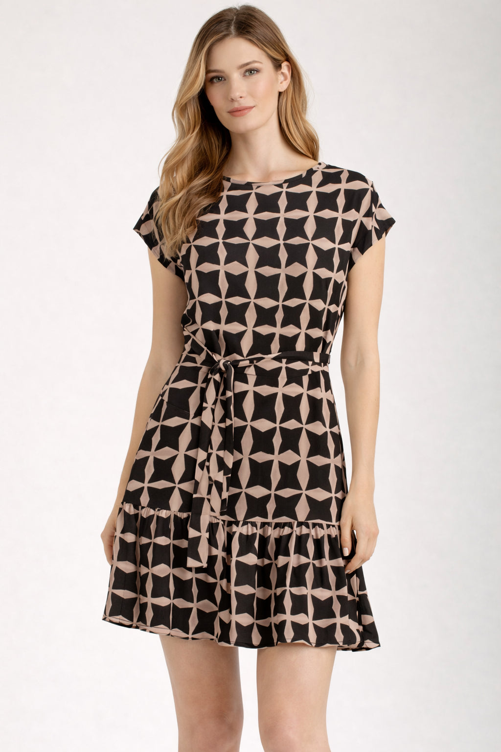 Abito Donna Fred Mello Stampa Geometrica