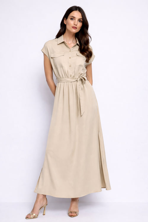 Abito Gaudi Vestito Chemisier Elegante beige