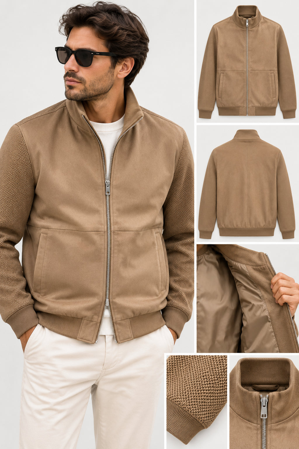 Jacke aus Punto-Milano-Doppelmaterial
