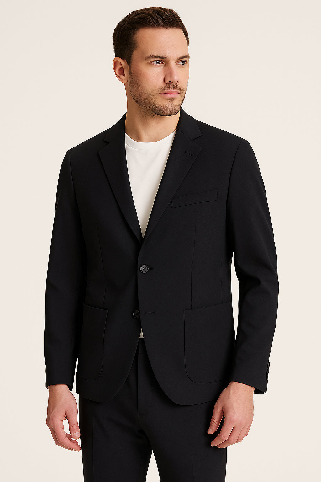 Giacca Blazer Elegante Tessuto Tecnico