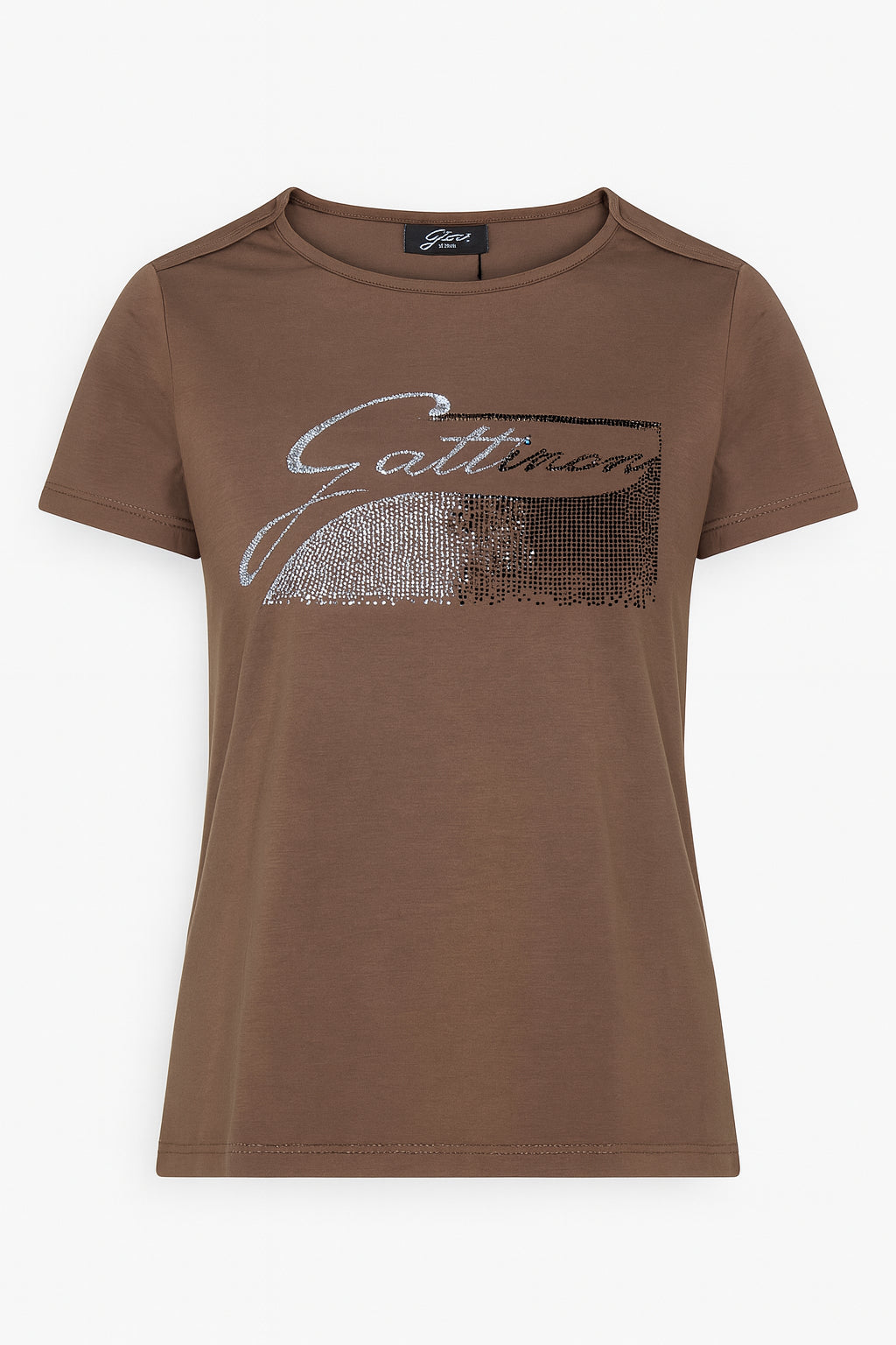 T-Shirt Gattinoni Onda Strass