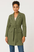 Trench Gattinoni Donna in Eco-Renna con Cintura