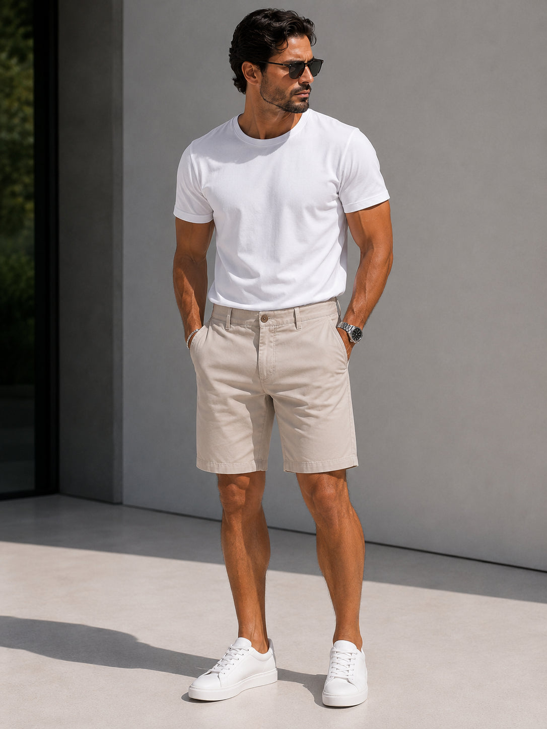 Bermuda Tecnico Stretch Anti-Macchia Punto Milano