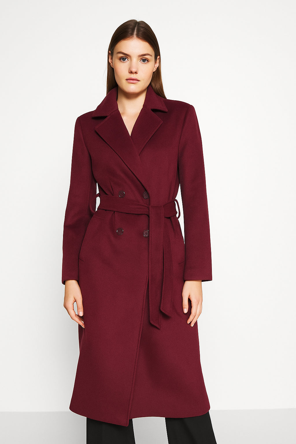 Cappotto Donna Lungo Cintura Delfino 