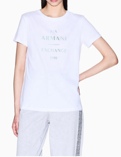 T-Shirt Donna ArmaniExchange with 1991