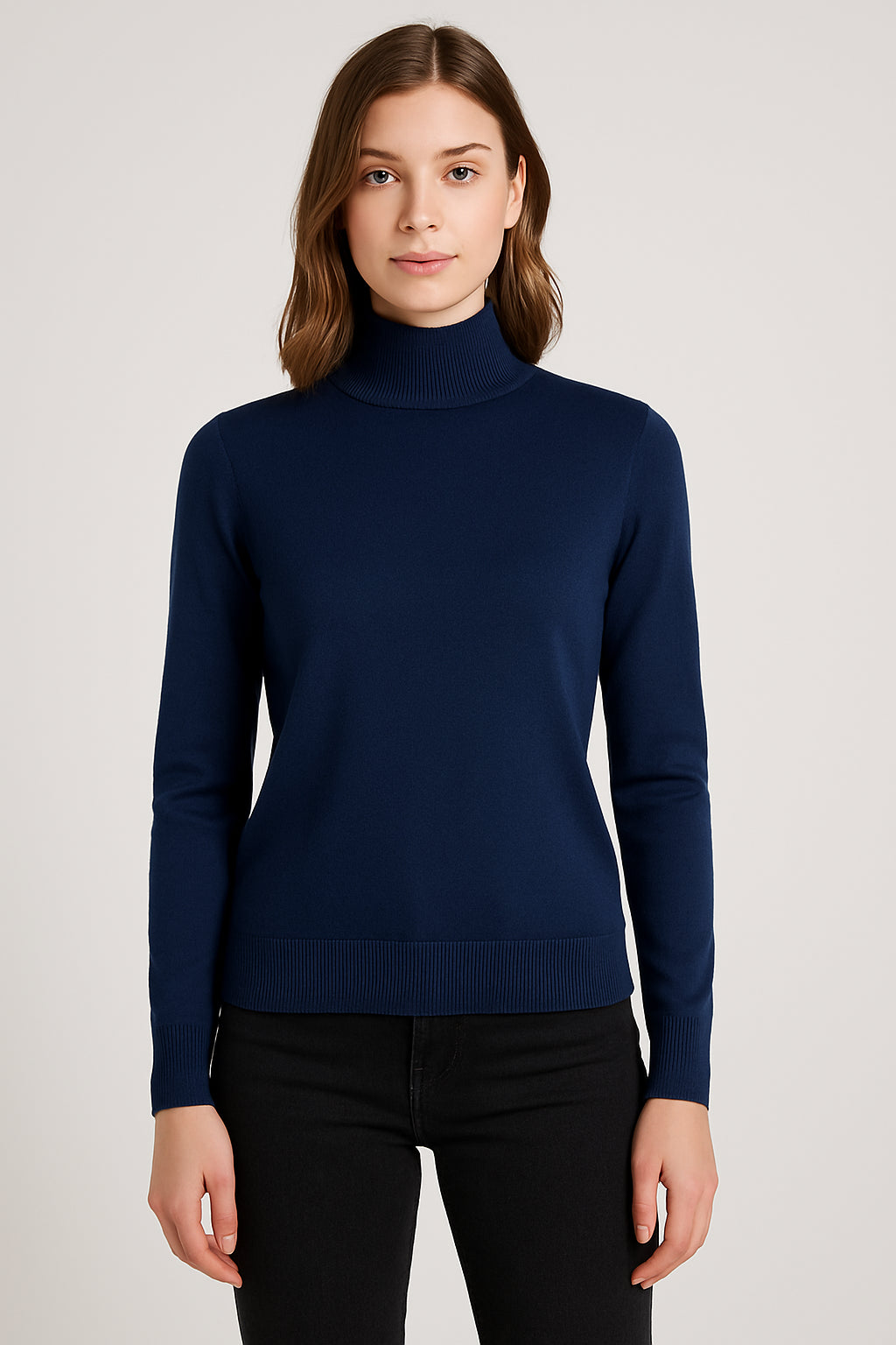 Maglia Donna Mezzo Collo in Cotone Gattinoni