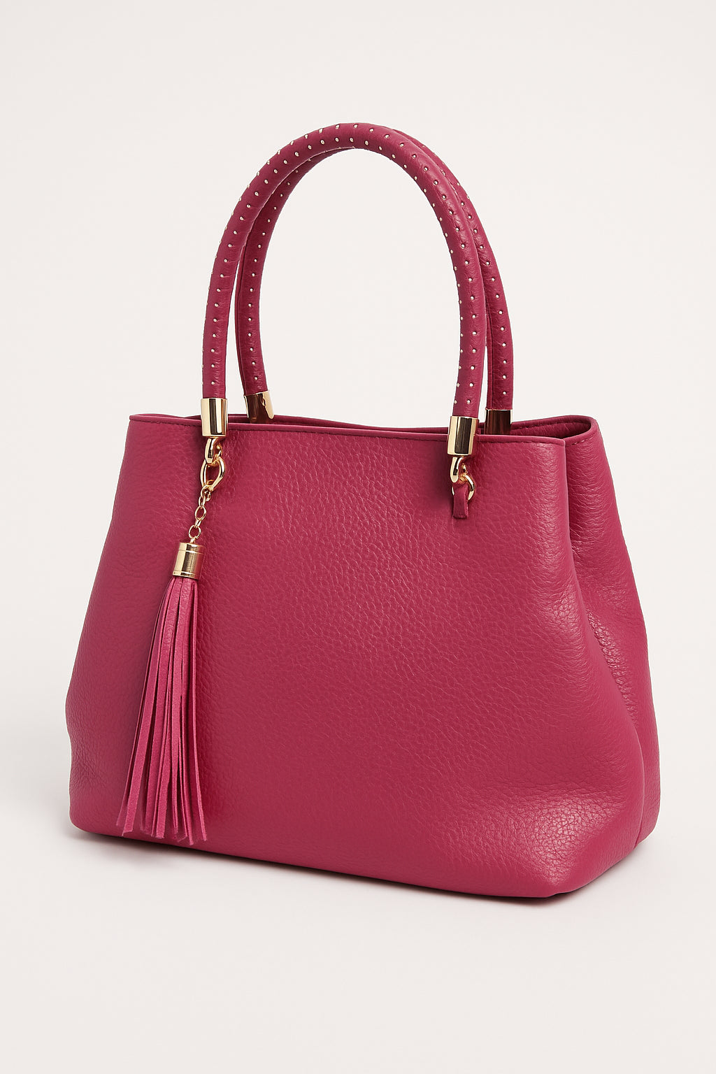 Borsa a Mano Donna in Ecopelle con Frange