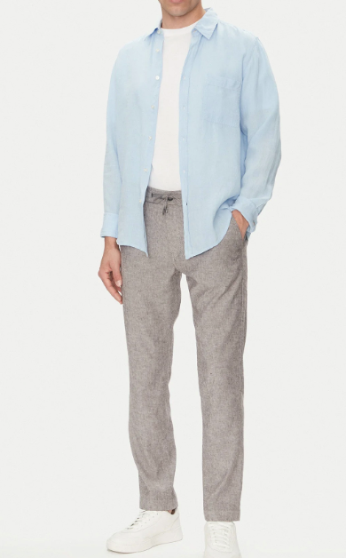 Camicia Regularfit Lino HugoBoss Pantec