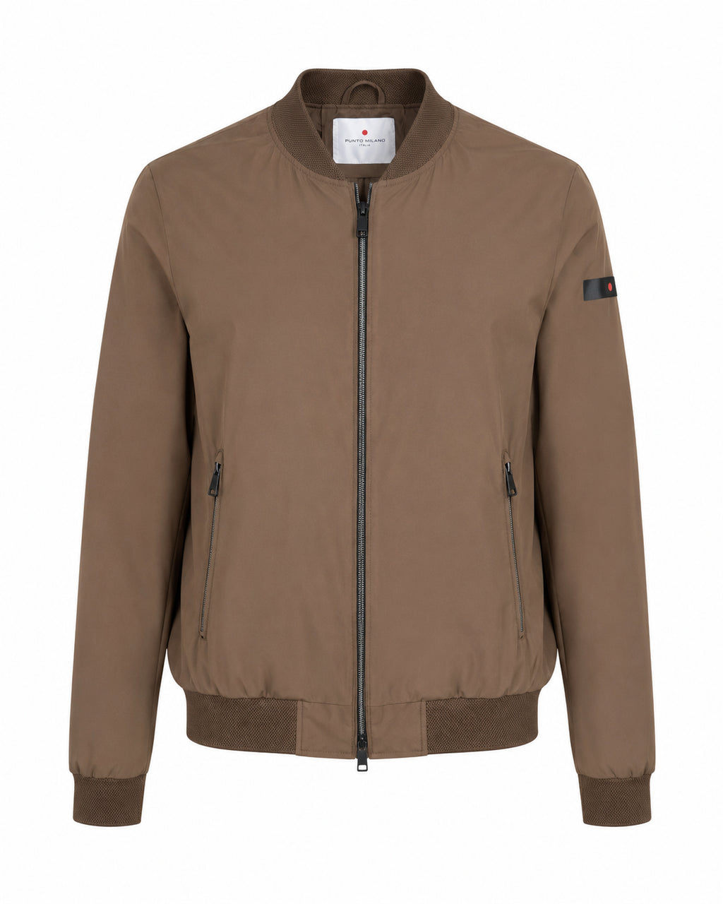 Bomber Leggero Premium Doppio Cursore Collo Trapuntato Punto Milano Estivo Uomo