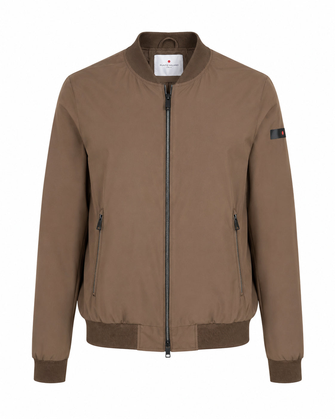 Bomber Leggero Premium Doppio Cursore Collo Trapuntato Punto Milano Estivo Uomo