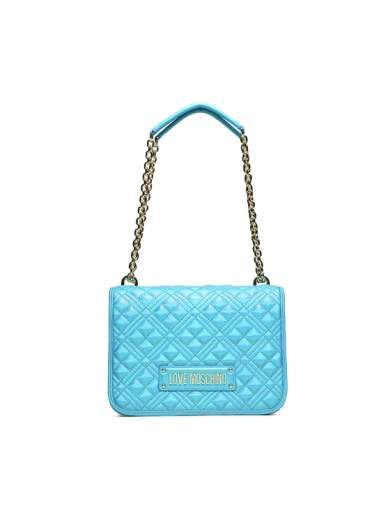 Borsa Donna a Spalla e Tracolla LoveMoschino Shiny Quilted