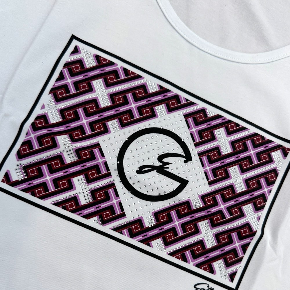 T-shirt Gattinoni Donna Geometrica