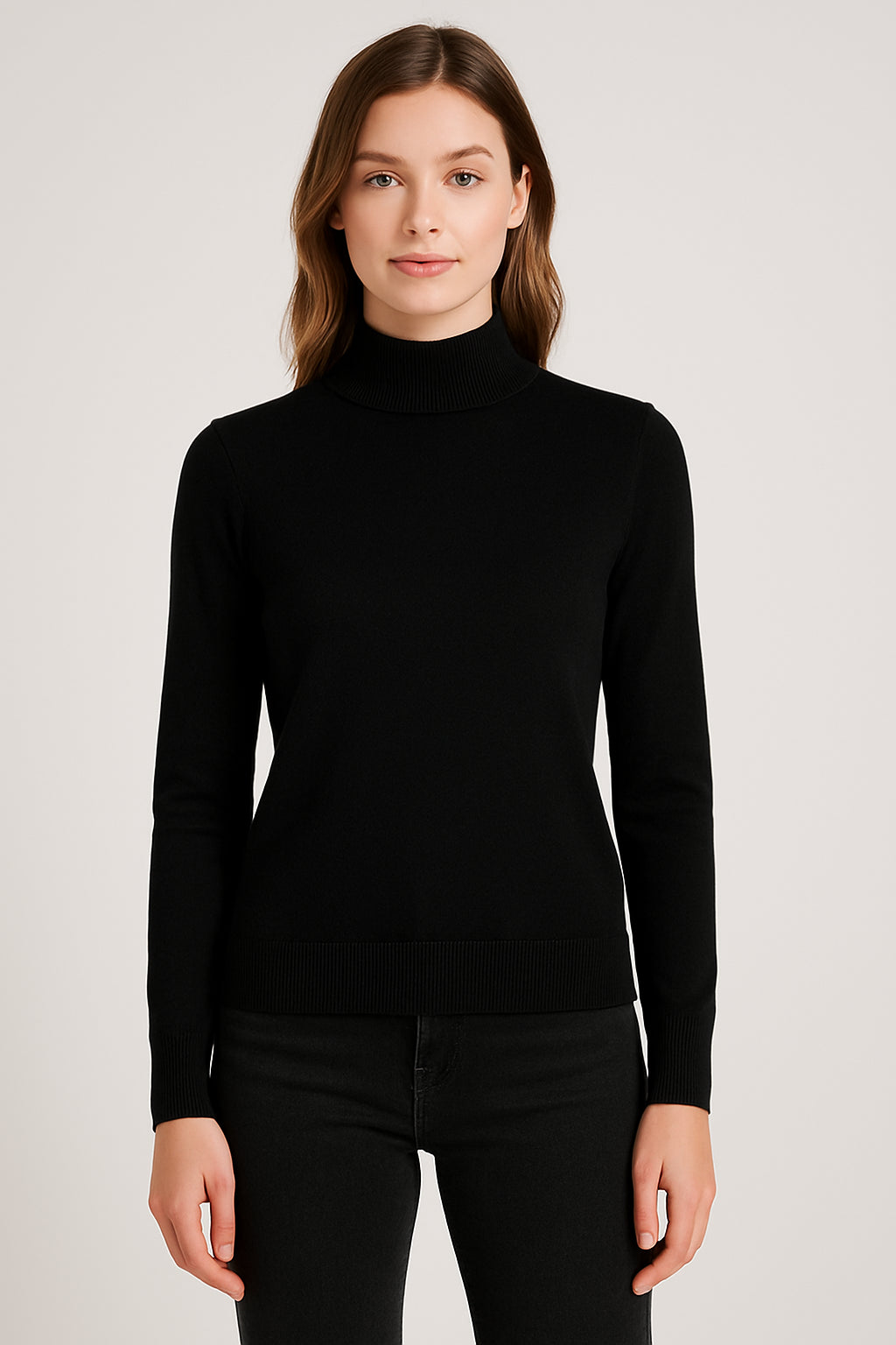 Maglia Donna Mezzo Collo in Cotone Gattinoni