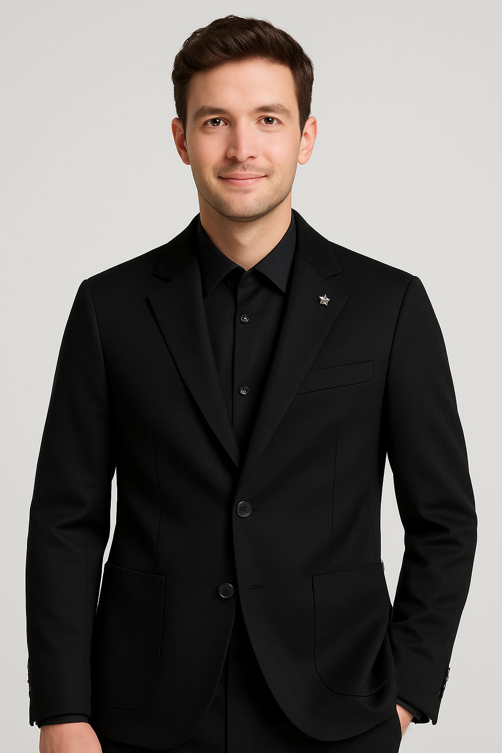 Giacca Uomo Monopetto nERO