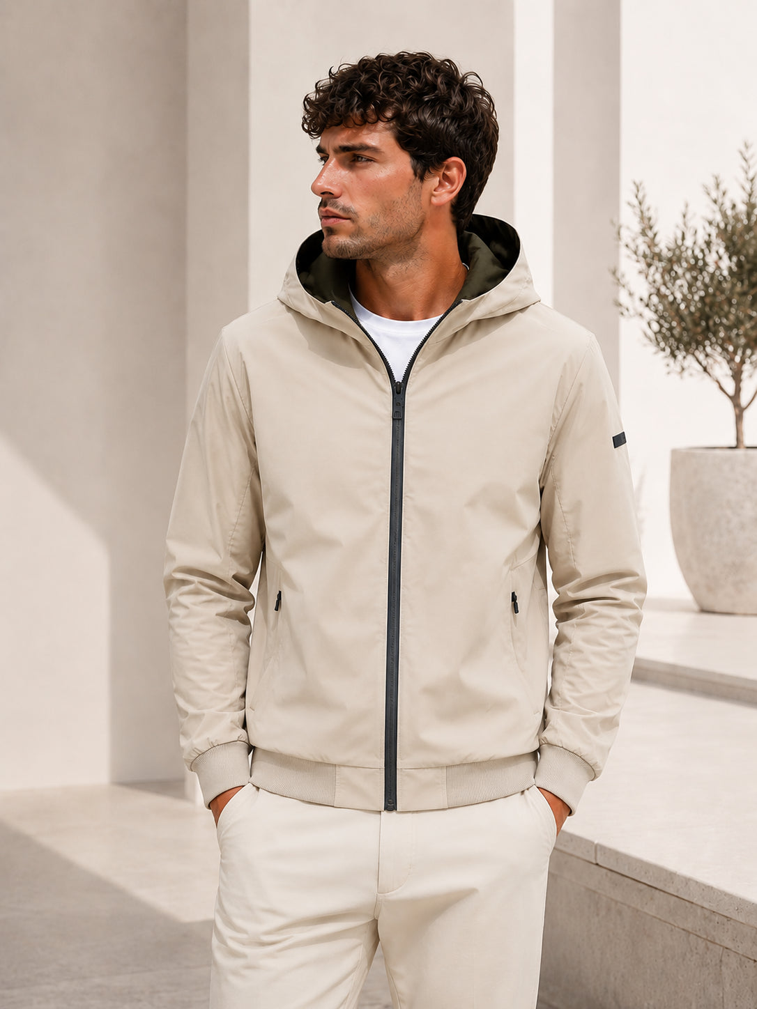 Giubbino Double Face Tecnico Stretch Leggerissimo Estivo