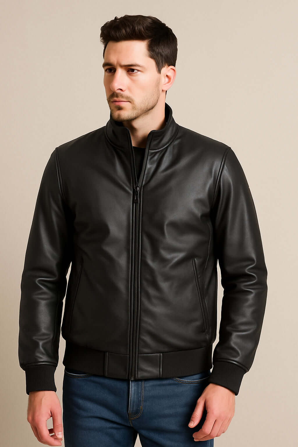 Giubbino Uomo in Ecopelle Pier