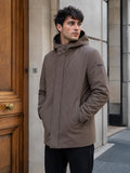 Urban Men's Milano Stitch Hooded Parka Jacket