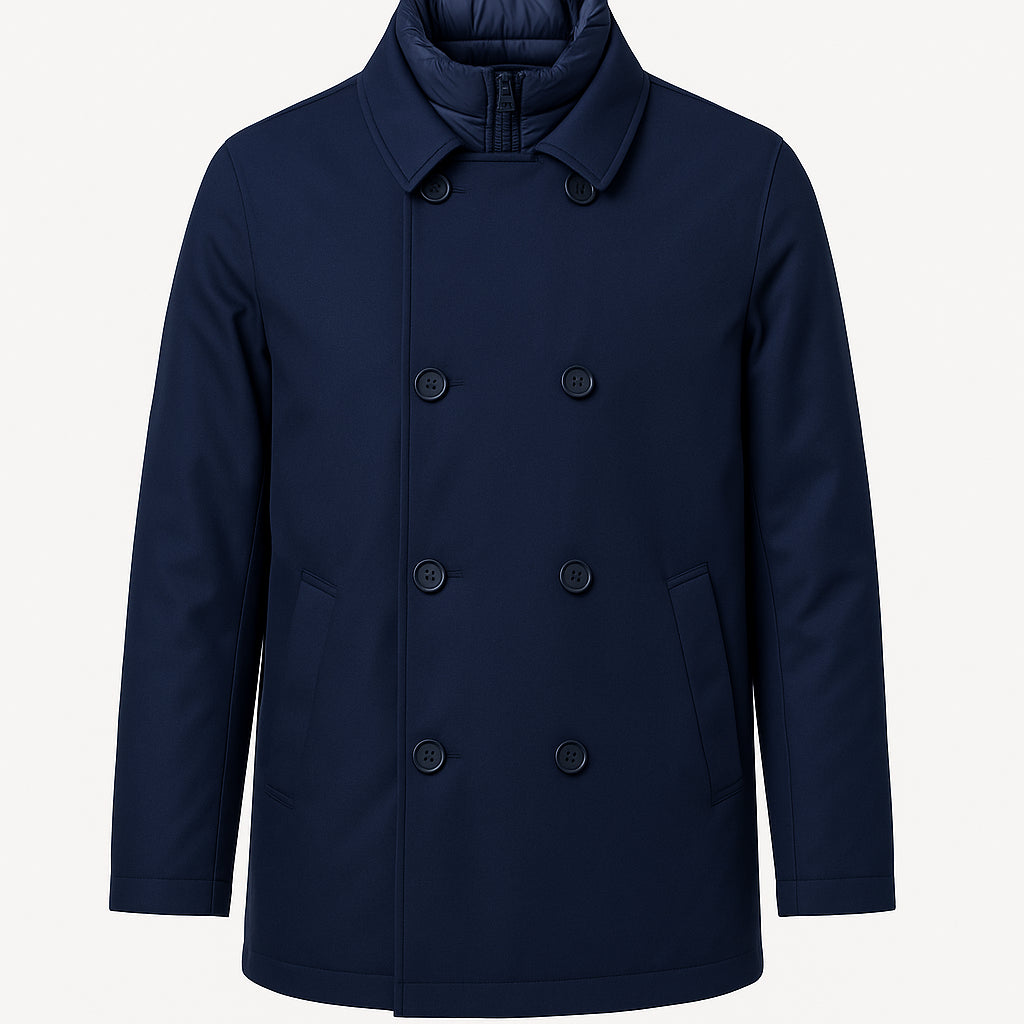 Giubbotto Doppiopetto Uomo Trapuntato Imbottito