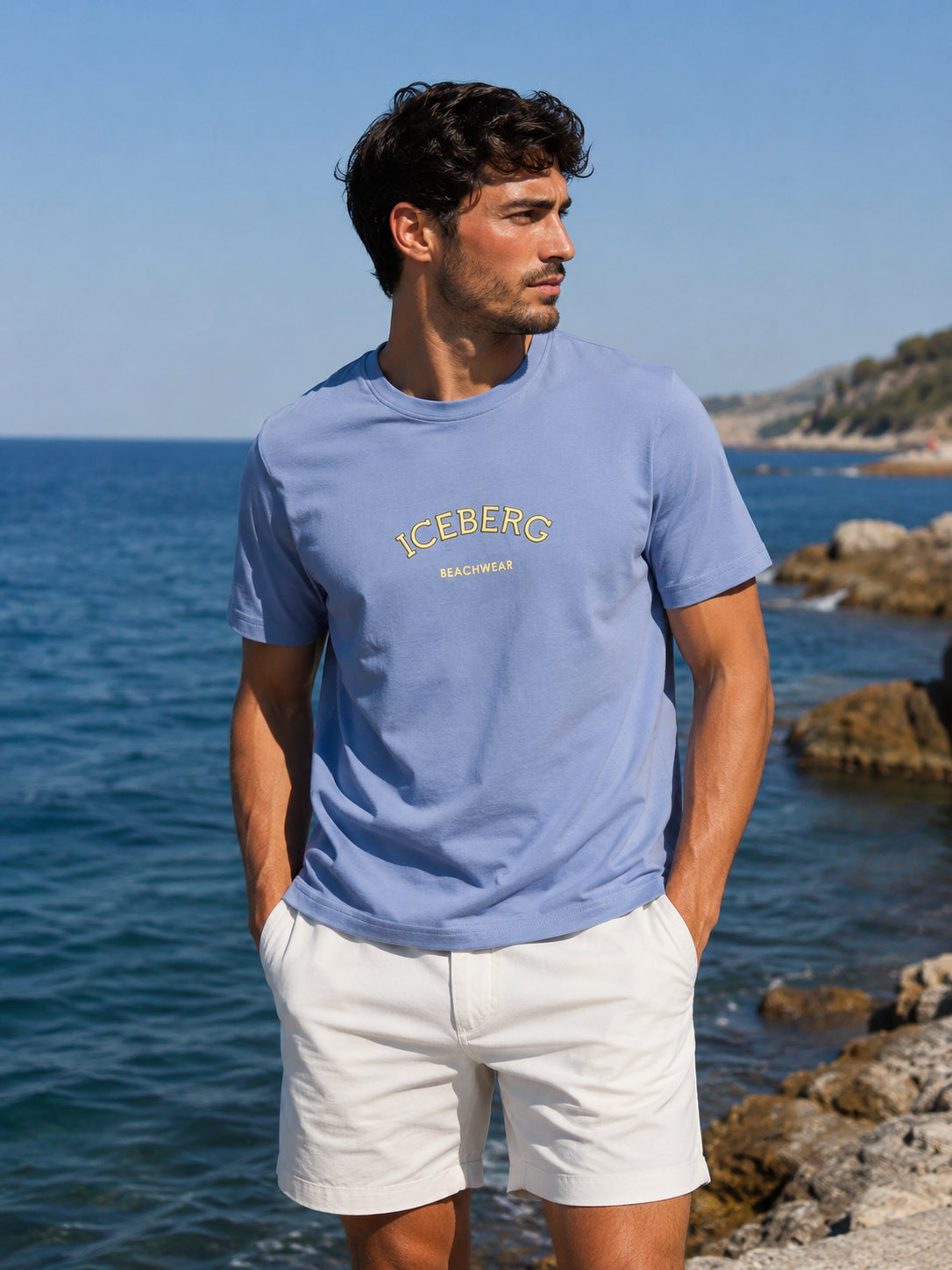 T-Shirt Iceberg Beachwear Curved