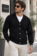 Cardigan aus Milano-Strick