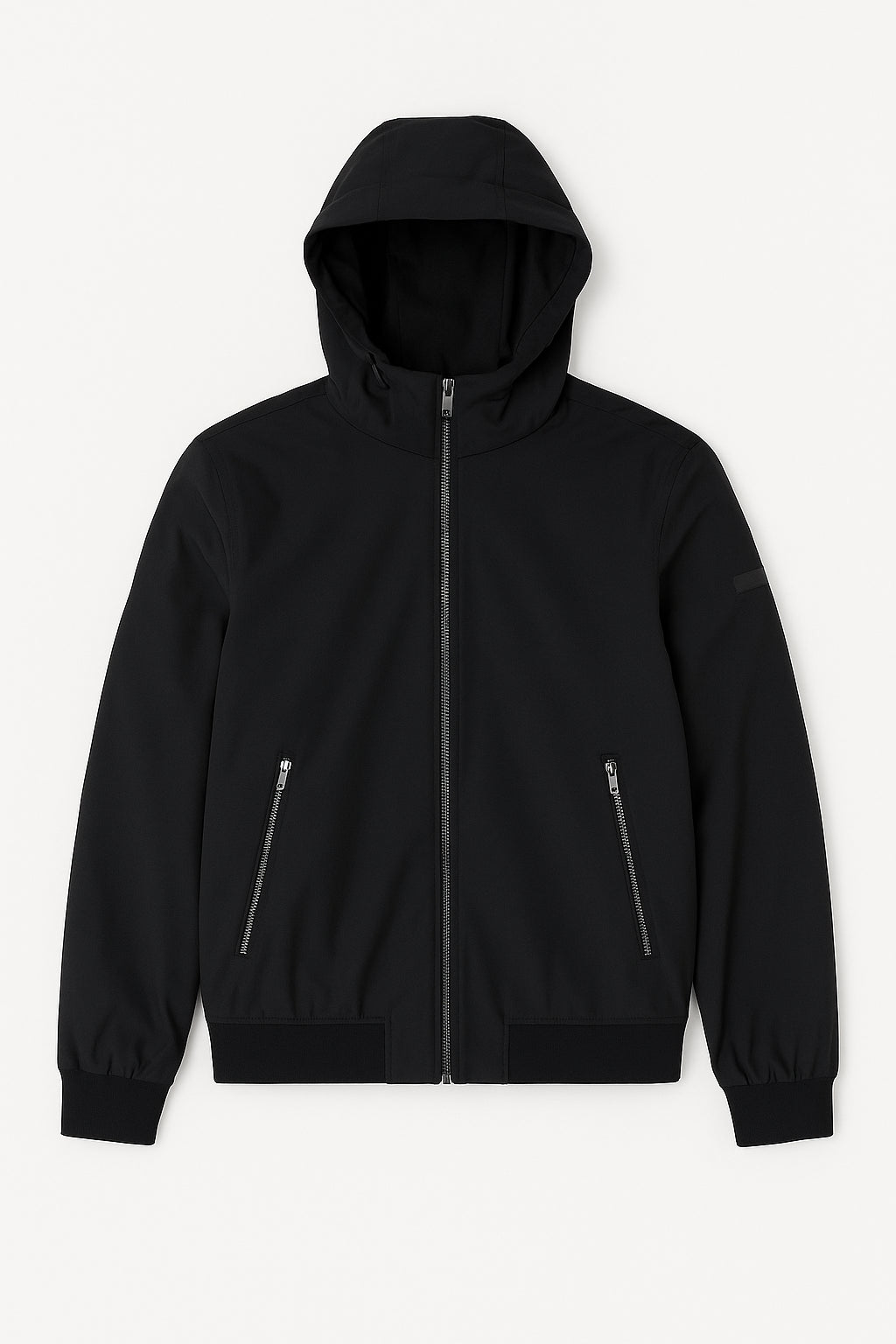 Veste coupe-vent technique d'été avec capuche réglable