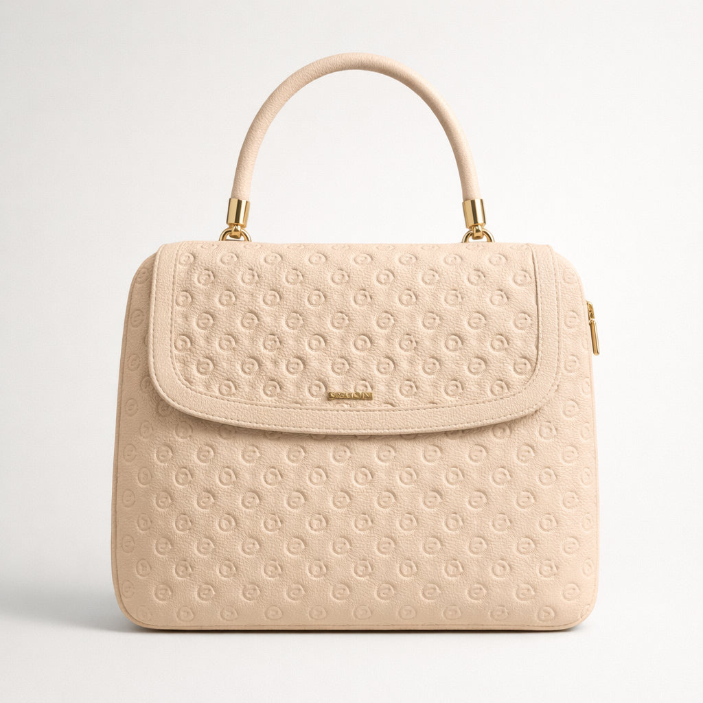 Bolso de mano Pollini martillado