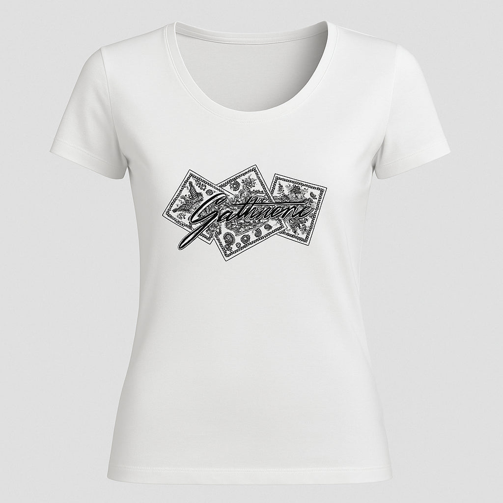 T-shirt Gattinoni Donna con Stampa Paisley