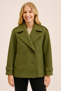 Women's Double-Breasted Short Coat