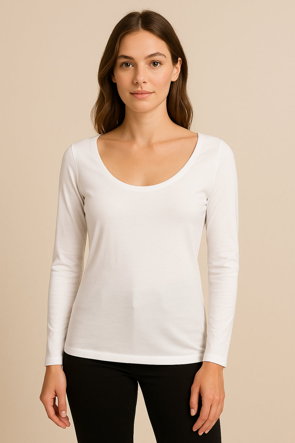 Maglia Scollata Cotone Gattinoni